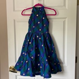 Janie & Jack Plaid Print Dress